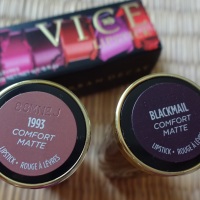 Urban Decay Vice Lipsticks Blackmail and 1993